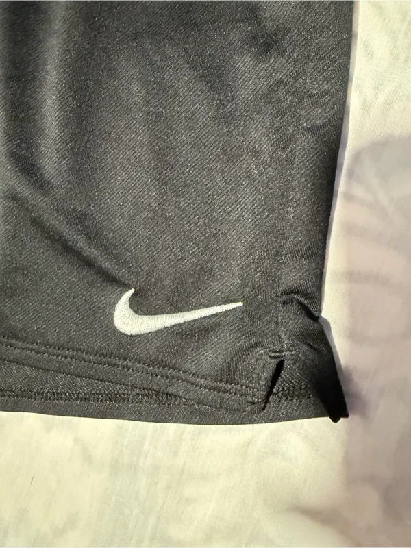 Nike Black Women's Athletic Shorts with Branded Waistband size XL - Image 6