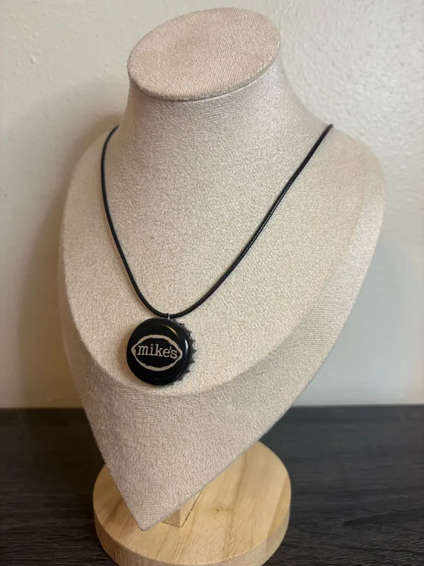 Handmade Mikes Hard Lemonade Bottle Cap Necklace - Image 4