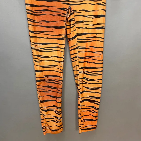 Spirit Catsuit Halloween Costume Tiger Bodysuit ONLY Adult Women Size Large Tail - Image 5