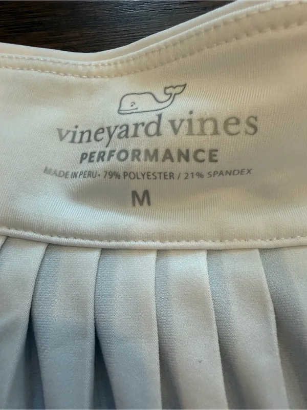 VINEYARD VINES Performance Accordian Pleat Tennis Skirt Size Medium - C52-001 - Image 3