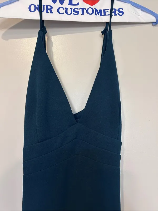 Lulus - Carried by Romance Dark Teal Sleeveless Maxi Dress - Image 3