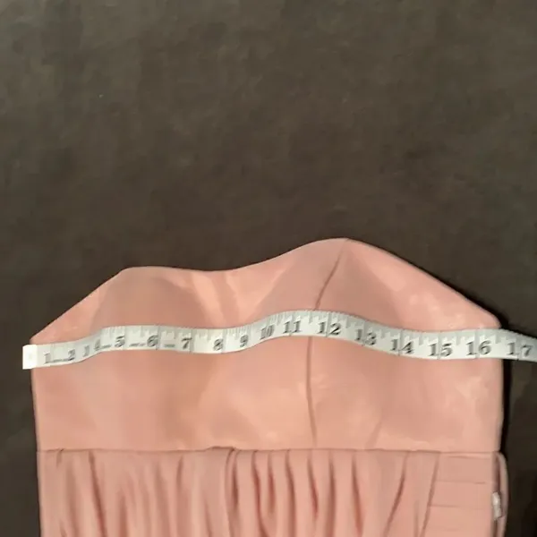 Women’s Pink Full Length Strapless Prom Party Dress S NWT **READ DESCRIPTION - Image 11
