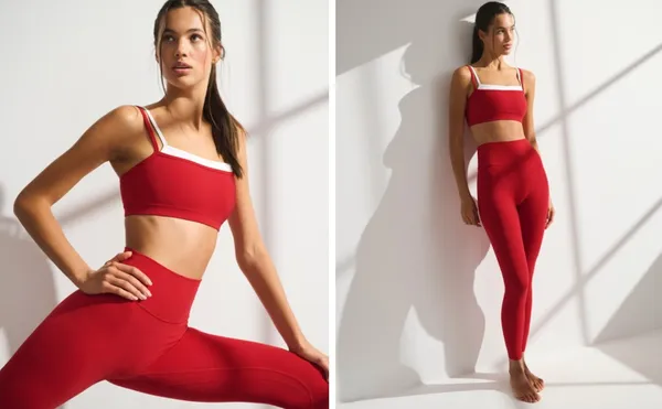 Abercrombie red workout set - Image 3