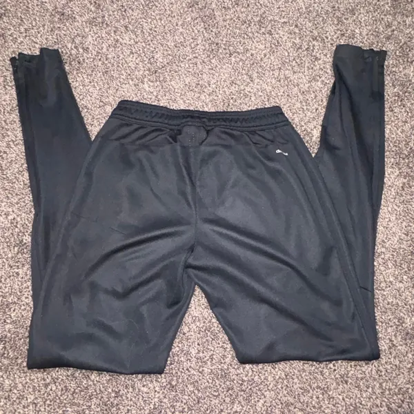 Adidas black joggers with three stripes, size XS - Image 3