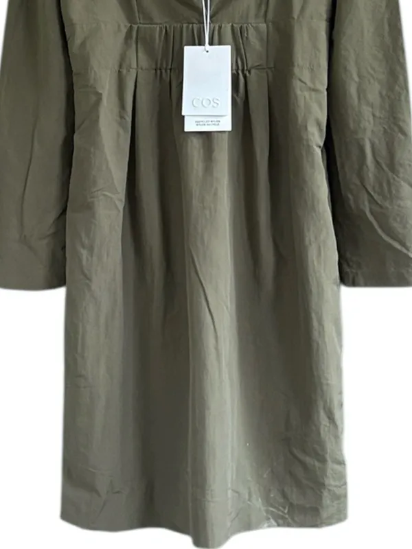 NWT COS Sweetheart Neckline Dress Green Size 4 - Image 8