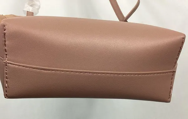 Anthropologie Samara Vegan Leather Crossbody Bag Peony Pink - Image 8