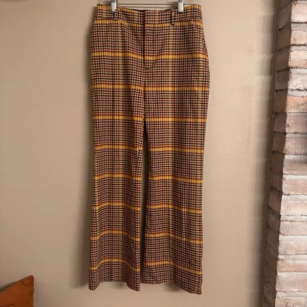 & OTHER‎ STORIES Kick Flare Plaid Pants - Image 2