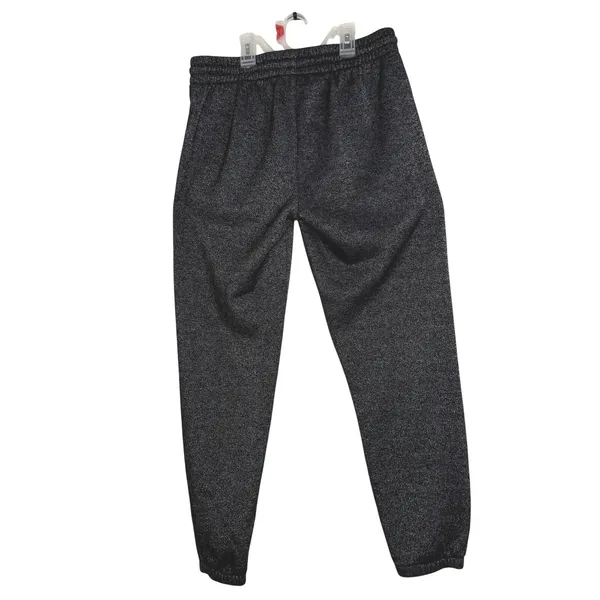 Women's Charcoal Heather Jogger Sweatpants XS Drawstring Athletic Lounge Pants - Image 3