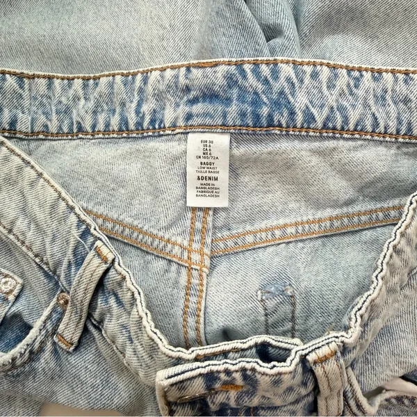 Women's Light Blue Baggy Jeans - Image 8