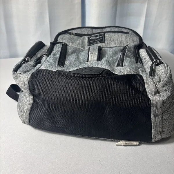 Eddie Bauer‎ First Adventure Backpack Baby Diaper Bag Gray Black Waterproof 16" - Image 6