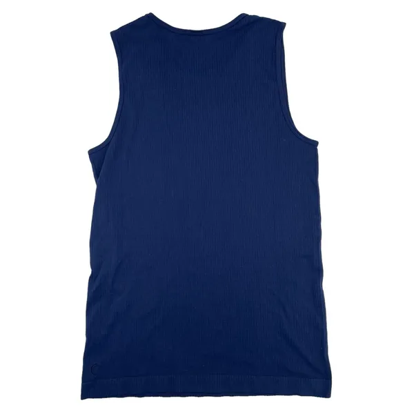 NEW Zyia Active Parallel Tank Top XXL Seamless Stretchy Ribbed Knit Navy Blue - Image 4