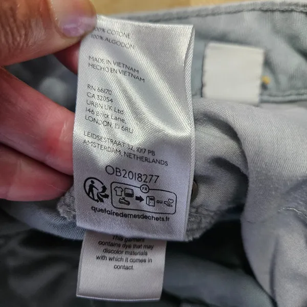 BDG Urban Outfitters Grey Baggy Denim Pants Size 4 - Image 14