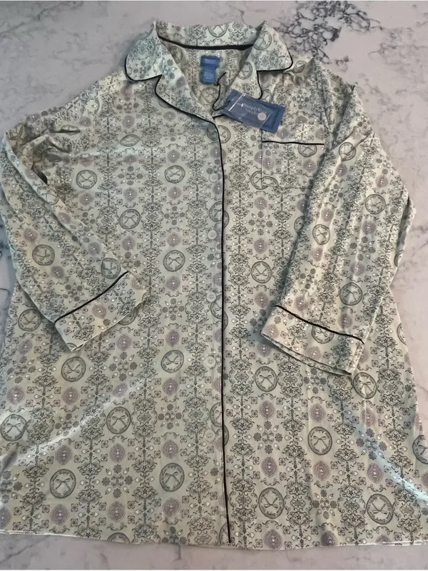 New Simply Vera by Vera Wang Intimates Sleep Lounge Floral Top Womens X-Large - Image 6