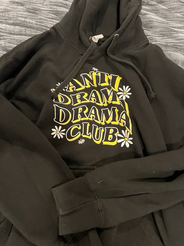 Black Hoodie Size L - Image 2