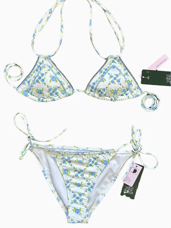 Wild Fable Floral Bikini Set Size XXS/XS - Image 3