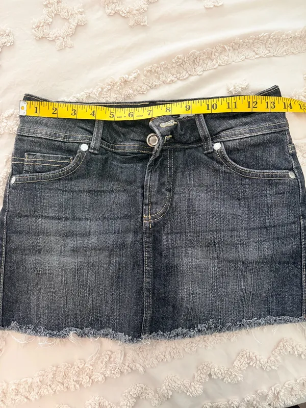 Bershka denim grey skirt - Image 9