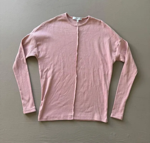 Center Seam Ribbed Top - Image 2