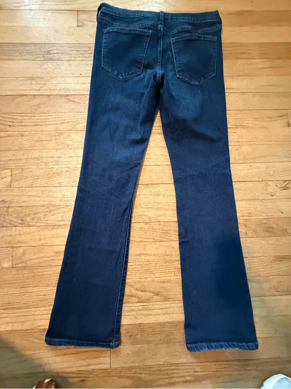 Banana Republic Classic Dark Blue Women’s Slim Bootcut Midrise Jeans - Image 3