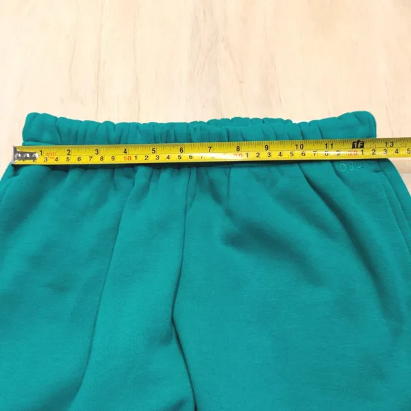 DSG Women Classic Fleece Cinch Sweatpant Melted‎ Emerald Green Small Jogger NEW - Image 9