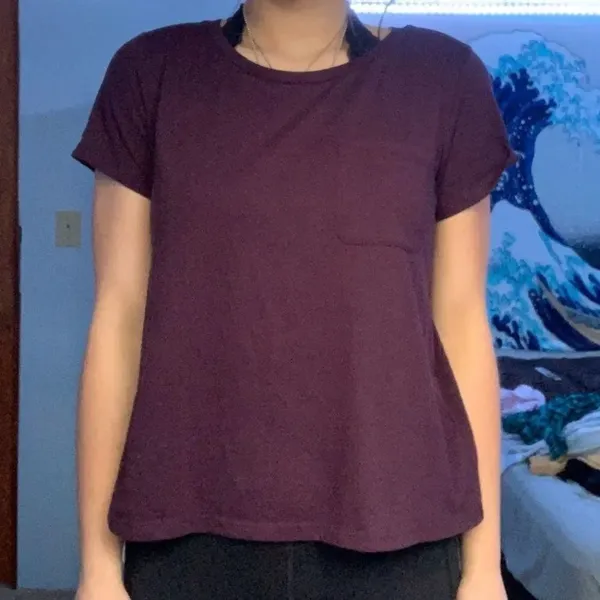 ✨ Maroon Pocket Tee Shirt✨ - Image 5