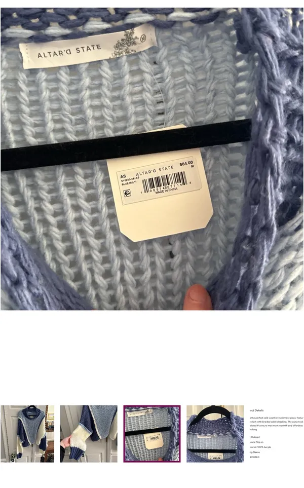 State Altar'd Sweater - Image 3