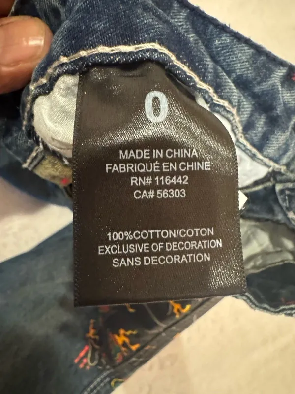 Ninth Hall Idle Cougar Snake Denim Jeans Blue Size 0 - Image 9