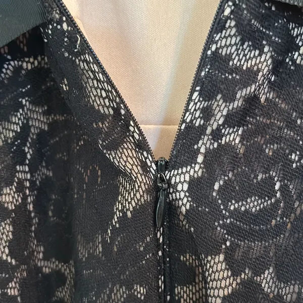 dj jaz dress 4 black lace sleeveless evening cocktail size 12. - Image 12