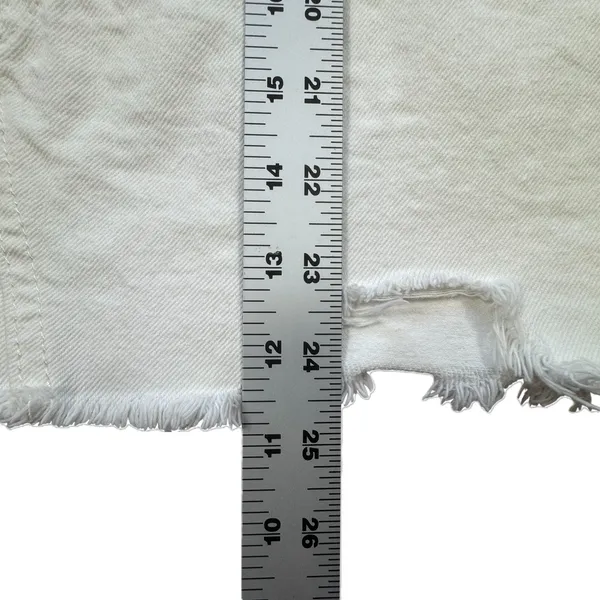 Envy White Denim Overall Skirt Womens Small‎ Pinafore Dress Mini Festival Boho - Image 8