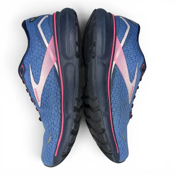 Brooks Ghost 15‎ Blue/Pink Women Running Sneakers 1203801B469 - SZ 7.5 - Image 7