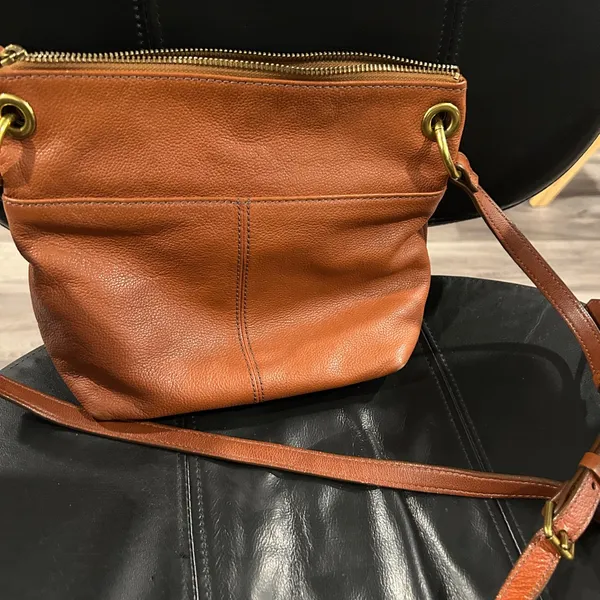 Fossil Women's Tan Leather Bag - Image 9