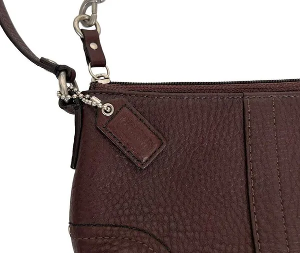 Coach Brown Leather Wristlet Wallet - Image 2