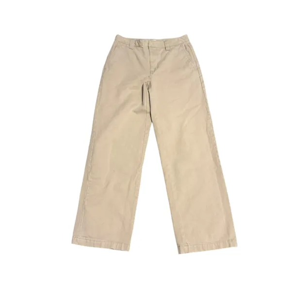 Aritzia TNA Khaki Denim Trouser High Waisted Jean Neutral Women's Size 4 - Image 3