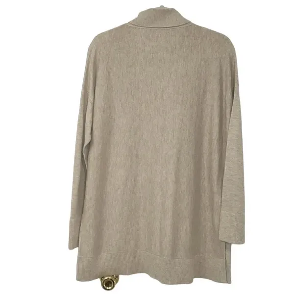Loft Cowl Neck Beige Sweater(Size Large) - Image 3