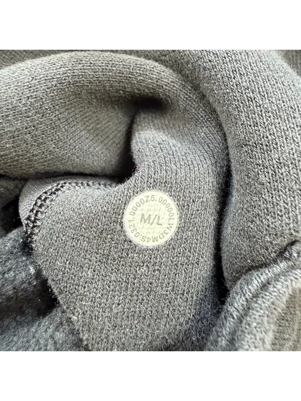 Lululemon Scuba Oversized Half-Zip Hoodie Black Women's M/L Yoga Running Gym - Image 4