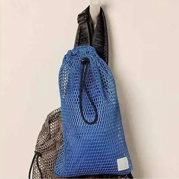 Free People FP Movement Mini Mesh Sling Bag in Lapis Royal Blue NWOT New - Image 4