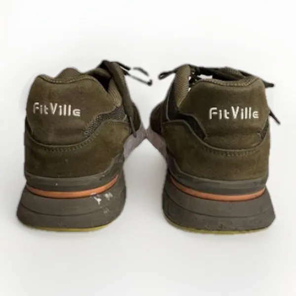 FitVille RecoveryCore Sneakers Men's 10W Olive Green Comfort Wide Walking‎ Shoes - Image 2