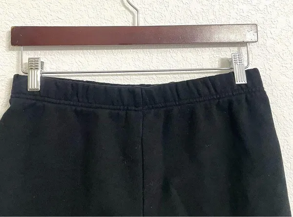 TNA Womems Shorts Black Cozy Fleece Perfect Hi-Rise Sweat Short Size Medium - Image 5