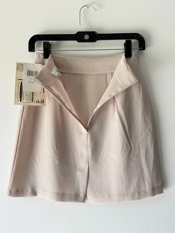 Rampage Deadstock Vintage Cream Mini Skirt - Image 4