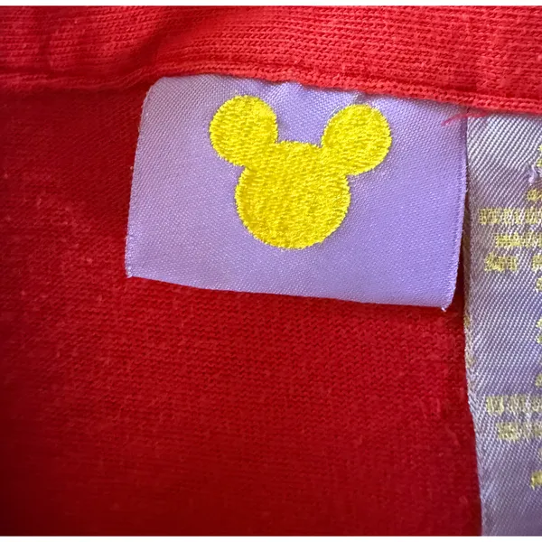 Vintage Disney Top Womens Plus Size 22 Winnie the Pooh Red Button Up Collar Vest - Image 3