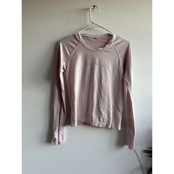 Lululemon Swiftly Tech‎ Longsleeve Pink Size 6 - Image 2