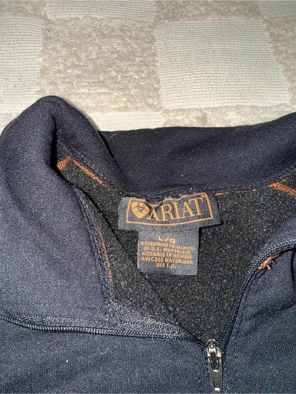 Ariat Women's‎ Fleece-Lined Quarter-Zip Pullover size L - Image 3