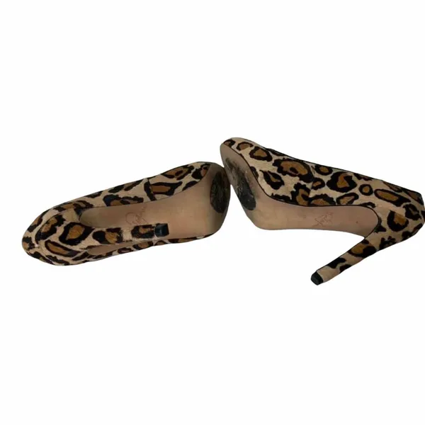 Sam Edelman Yasmine Round‎ Toe Leopard Heels Size 6 - Image 9