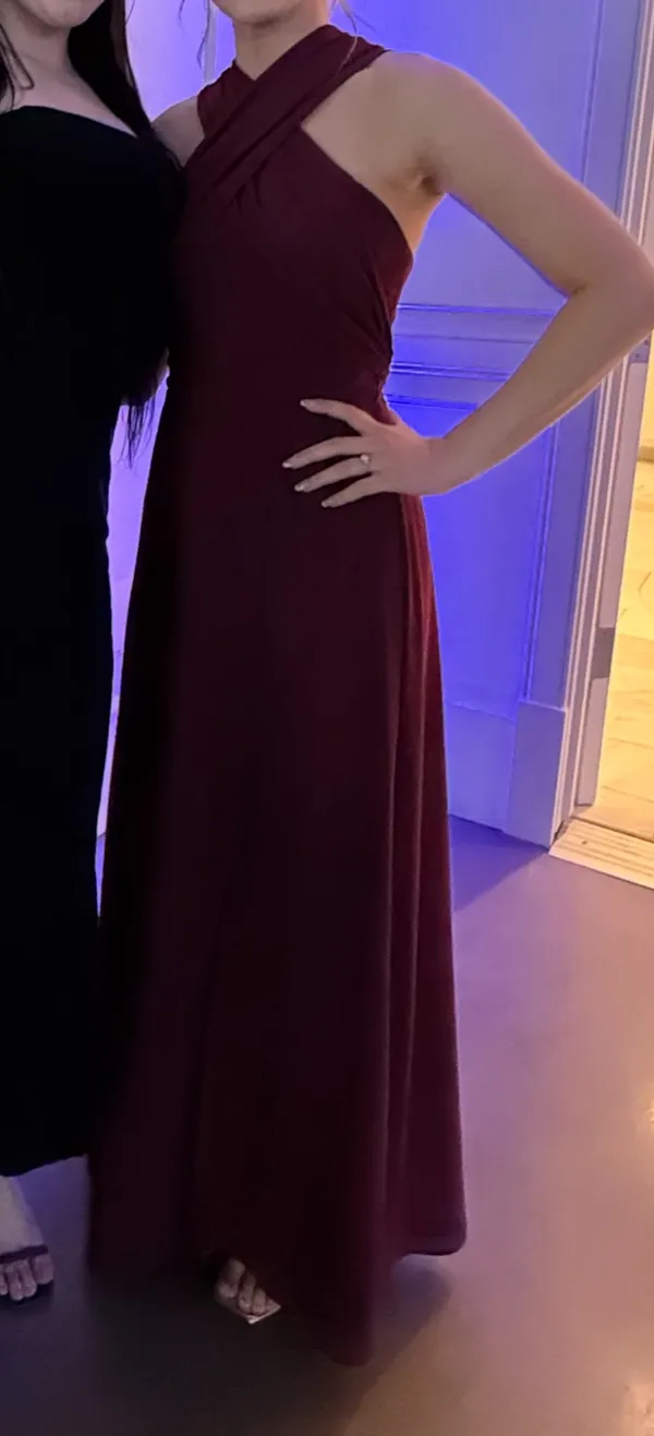 Long formal dress Red Size 0 - Image 3