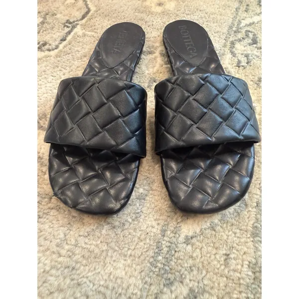 BOTTEGA VENETA Flat Sandal Black Sz 38 US Sz 8 $890 - Image 3