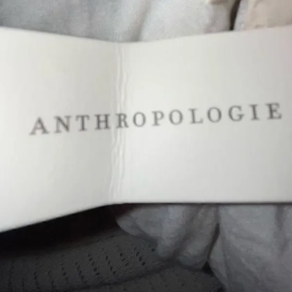 Anthropologie Ivory Ruffle‎ Knit Mini Dress Square Neck Cream Small NEW $130 - Image 7