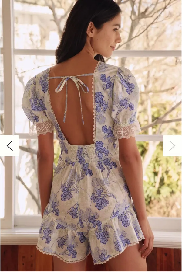Anthropologie Romper Linen - Image 2