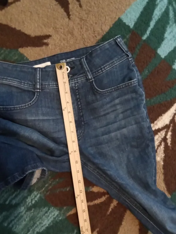 Pilcro Anthropologie High Rise Flare Jeans Blue Denium Medium Wash Womens 28 - Image 11