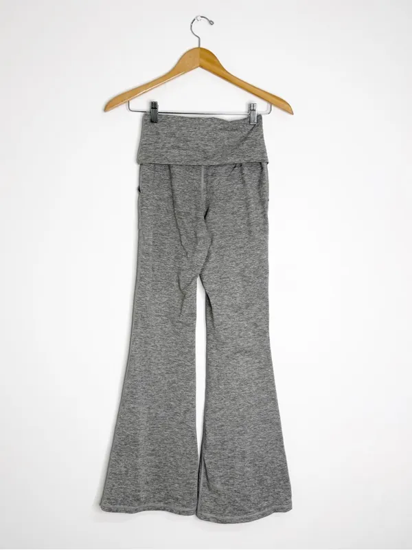 OFFLINE By Aerie Hugger Foldover Flare Leggings Gray Small - Image 6