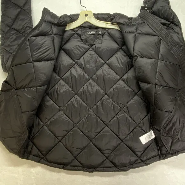 Lauren Ralph Lauren Black Label Puffer Jacket Black Womens L NWT - Image 7