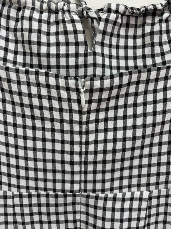 J.ING Gingham Sleeveless Fitted Mini Dress S - Image 6